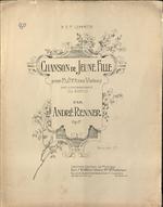 Chanson de Jeune Fille pour Flûte (ou Violon) avec accompagnement de Piano par Andree Renner. A. E.F. LeMatte